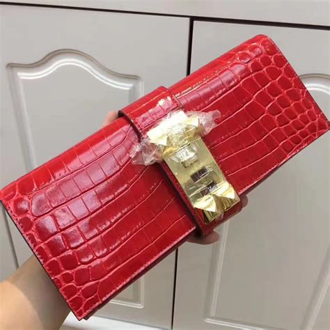 hermes clutch red|hermes clutch for women.